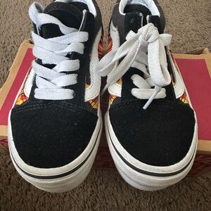 Vans Black and White Old Skool Sneakers Iconic Skate Style